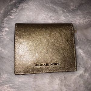 Michael Kors gold wallet